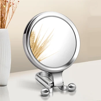 1 adet 10X Büyüteç makyaj aynası El Makyaj makyaj masası aynası Katlanır El Aynası cep Aynası Kompakt Aynalar Makyaj Araçları