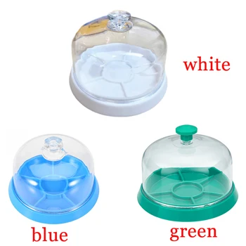 1 ADET Mavi/Yeşil/Beyaz İzle Toz Sac Kapak Tepsi İle Toz Geçirmez plastik saat Hareketi Parçaları Koruyucu İzle Onarım Araçları