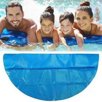 1 ADET Yüzme havuzu örtüsü Koruyucu yuvarlak / Kare güneş ısıtmalı su geçirmez küvet Toz Kabarcık Film kabarcık yüzme Havuzu aksesuarları