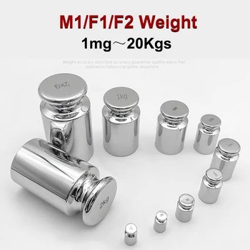 1 mg-500g 1Kgs 2Kgs 10Kgs 20Kgs F1 M1 F2 Sınıfı Paslanmaz Çelik Miligram Kalibrasyon Ağırlık Seti Elektrik ölçeği Denge Testi