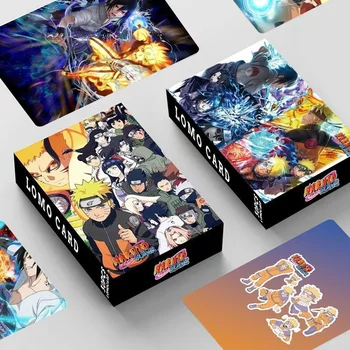 1 paket/30 adet Naruto Lomo Kartları japon animesi Kart Oyunları Kartpostallar Kutusu Mesaj Hediye Küçük Fotoğraf Koleksiyonu İçin Süslemeleri
