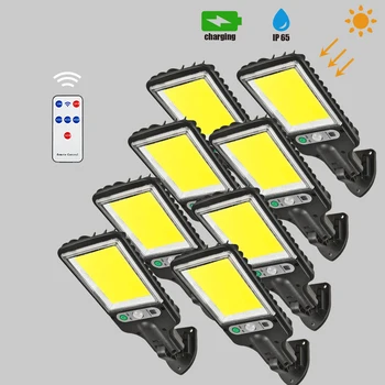1 ~ 8 Adet Güneş led ışık dış duvar Lambası Su Geçirmez 3 Modları PIR Hareket Sensörü Bahçe Dekorasyon Veranda Sundurma Garaj Aydınlatma