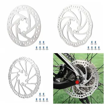 1 çift Güçlü Frenleme Kuvveti bisiklet fren diski Rotor 140mm/160mm Ribaund Hassasiyet Bisiklet fren diski Eğilimli Değil Yaşlanma