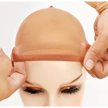 10 Adet (5 Paket) peruk Kap Gerilebilir Saç Filesi Ücretsiz Boyut Net Peruk saç fileleri Üst Saç Fileleri Kaliteli Örgü Dokuma Peruk Saç Filesi