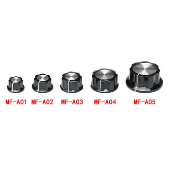 10 adet MF-A01/A02/A03/A04/A05 Potansiyometre Topuzu Bakalit Potansiyometre Potansiyometre Topuzu Kapağı Çap İç Delik: 6mm