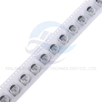 10 adet Yüksek kaliteli alüminyum elektrolitik kondansatör 100V 47UF 10*10.5 mm SMD elektrolitik kondansatör