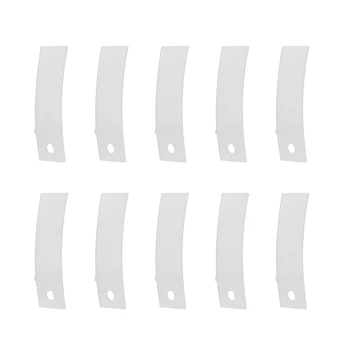 10 Adet Şeffaf PVC Plastik Dresser Çekmece Tıpaları Kaymaz Çekmece Durakları