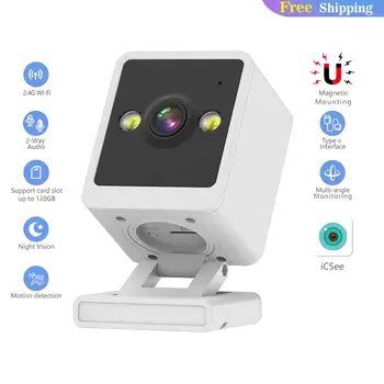 1080P WİFİ IP Kamera Hareket Algılama Kapalı Ev bebek izleme monitörü Renkli Gece Görüşlü Güvenlik CCTV Video Gözetim Kamera