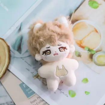 10cm Kawaii Peluş Pamuk Ağlayan Bebek Idol Dolması Süper Yıldız Figürü Bebek Hiçbir Özellik Mini Bebek Peluş Oyuncaklar Hayranları Koleksiyonu G
