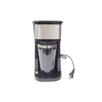 110V Küçük Ev Damla Kahve Makinesi Ev Mutfak Yarı Otomatik Tek Fincan Kahve Makinesi kahve makinesi
