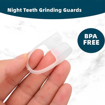 2-10 adet Diş Koruma Uyku Diş Koruma Bruksizm Atel Silikon ağız koruyucusu Önlemek için Diş Taşlama Gece Koruma