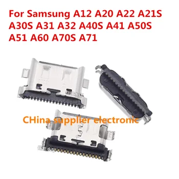 20 adet - 200 adet Şarj Cihazı USB Şarj Portu Dock Konektör Samsung A12 A20 A22 A21S A30S A31 A32 A40S A41 A50S A51 A60 A70S A71