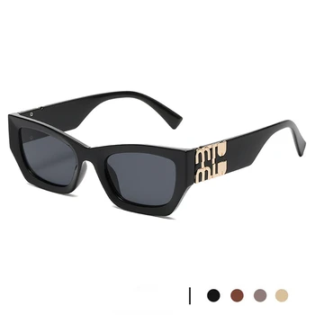 2023 Moda Kedi Gözü Çerçeve Güneş Gözlüğü Kadın Erkek Lüks Tasarımcı Kare güneş gözlüğü Casual Bayanlar Gözlük UV400 Gafas Gafas