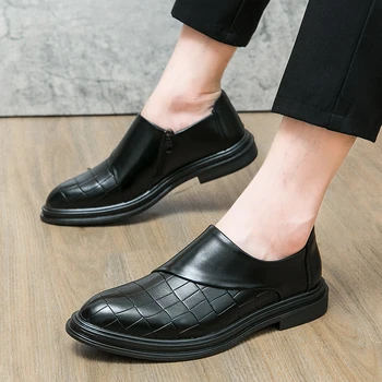 2023 Yeni Erkek Rahat yürüyüş ayakkabısı Loafer'lar Sneakers El Yapımı Retro erkek ayakkabısı günlük mokasen ayakkabı Ayakkabı