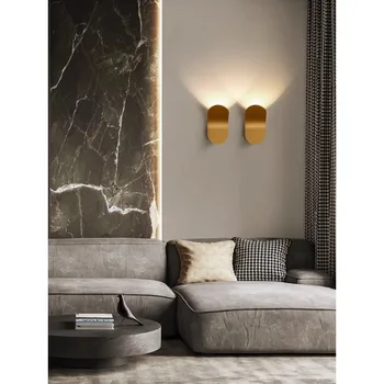 2023 yeni led duvar lambası İskandinav oturma odası yatak odası başucu duvara monte minimalist merdiven lambası koridor lambaları parlaklık mobilya