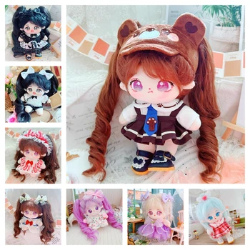 20CM oyuncak bebek giysileri Hizmetçi Lolita Prenses Giyinmek Cosplay Kostüm Idol Bebek Aksesuarları Pamuk Dolması Değişen Soyunma Oyunu Oyuncaklar