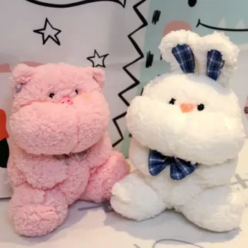 23 cm Yumuşak Doldurulmuş Hayvanlar Çocuklar Kawaii Bunny Tavşan Uyku Sevimli Karikatür peluş oyuncak Hayvan Bebekler Çocuk Doğum Günü hediyesi