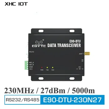 230 MHz RS232 RS485 Modbus Ağ Kablosuz Alıcı 27dBm 5 km Uzun Menzilli Rf Modülü Radyo Modem E90-DTU (230N27) XHCIOT
