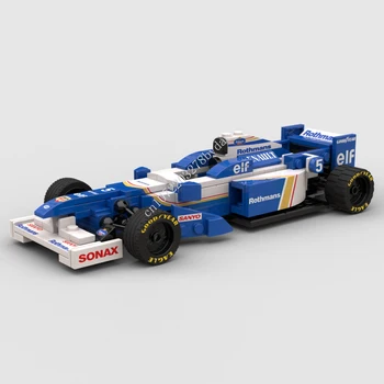 242 ADET MOC Hız Şampiyonları F1 Williams FW-18 Yarış Modeli Yapı Taşları Teknoloji Tuğla DIY Yaratıcı Montaj Oyuncaklar Hediyeler