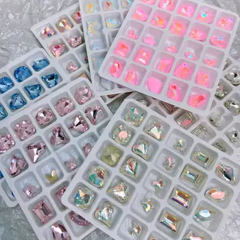 25 Adet Tırnak Aksesuarları Zarif Renkli 3D Takılar Manikür Malzemeleri Tırnak Sanat Takı Tırnak Süslemeleri