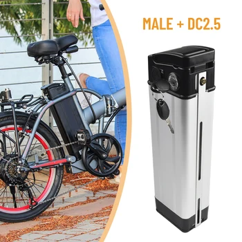 36V 48V elektrikli bisiklet batarya kutusu Kasa Kapak Boş Gümüş Balık Ebike Alüminyum Gövde E-bisiklet Aksesuarları Alt Deşarj