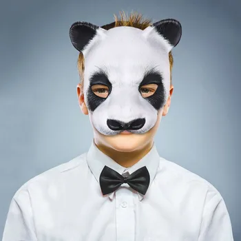 3D Panda maskesi EVA hayvan maskesi Bar parti sahne Cadılar Bayramı Paskalya karnavalı