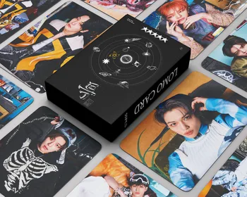 55 Adet Kpop StrayKids Yeni Albüm Lomo Kartları Photocards Straykids 5 yıldız Lomo Kartı HYUNJİN FELİX Moda Idol Hayranları Hediye