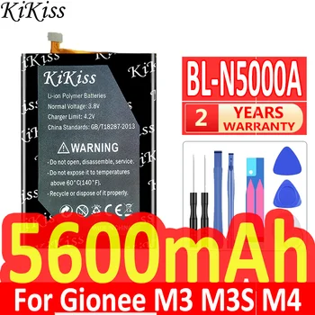 5600mAh KiKiss Güçlü Pil BL-N5000A BLN5000A Gionee M3 M3S M4 Maraton M 4 cep telefonu Pilleri