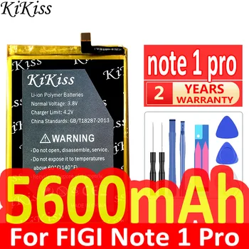5600mAh KiKiss Güçlü Pil FIGI Not 1 Pro 1Pro Note1 Pro