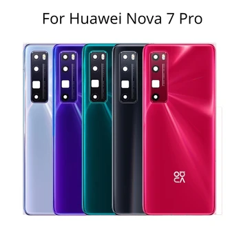 6.57 Nova 7 Pro Cam Pil Konut Kapak Arka Arka Kapı Kılıfı Değiştirme İçin Huawei Nova 7 Pro 6.57 