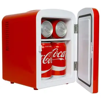 6 Kutu Mini Buzdolabı Taşınabilir 4L Mini Soğutucu Seyahat Kompakt Buzdolabı