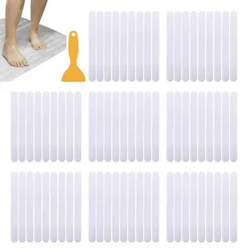 72 Adet Taşınabilir Anti Kayma Duş Şeritleri Yüksek Kaliteli Yapıştırıcı Emniyet kaymaz bant Multiuse Kullanımı Kolay Güvenlik Şeritleri Merdiven İçin
