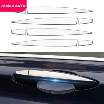 8 Adet / takım Paslanmaz Çelik Kapı Kolu koruma kapağı Trim için BMW X1 F48 2016-2022 Dış Kapı Kolları Sticker Aksesuarları