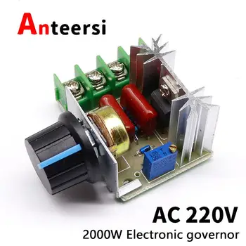 AC 220 V 2000 W SCR, Termostat Elektronik Voltaj Regülatör Modülü, voltaj Regülatörü, Dimmerler Motor, Hız Kontrol