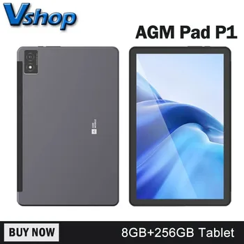 AGM PAD P1 Tablet 8GB + 256GB FHD + Ekran 7000mAh Pil MTK G99 Su Geçirmez Android 13 4G Küresel Sürüm Tablet PC