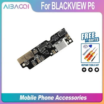 AiBaoQi Marka Yeni Blackview P6 USB Kurulu Şarj Portu Kurulu Blackview P6 Cep telefonu