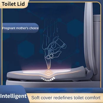Akıllı tuvalet oturağı çok fonksiyonlu koltuk ısıtma su geçirmez anında otomatik tuvalet kapağı