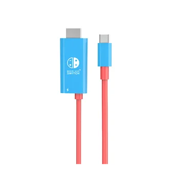 Anahtar için Adaptör Kablosu Tip C HDMI Uyumlu Kablo Duvar Şarj Cihazı Anahtarı USB C Hub Nintendo Anahtarı Aksesuarları için