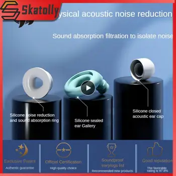 Anti-gürültü Kulak Tıkacı Silikon Gürültü Azaltma Ses Yalıtımı Uyku Kulak Tıkacı Özel Sessiz Uyku Gürültü Azaltma Kulak Tıkacı