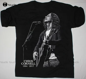 Anılar İçin teşekkür Ederim Chris Cornell T-Shirt Retro Özel Yetişkin Genç Unisex Dijital Baskı Tee Gömlek noel hediyesi