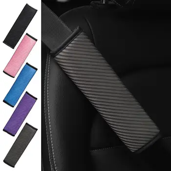Araba Emniyet Kemeri Kapağı Rahat 3D Çizgili file kumaş Emniyet Kemeri Omuz Askısı Koruma Pedi Oto Araba İç Aksesuarları