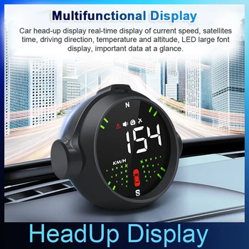 Araba Head Up Ekran LED Dijital GPS Kilometre Sensörü Aşırı Hız Alarmı Yorgunluk Sürüş Hatırlatma Araba Kamyon SUV Van Otobüs