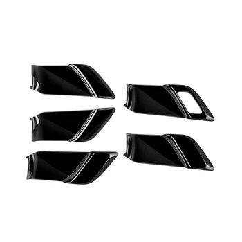 Araba Parlak Siyah İç Kapı kulp kılıfı Toyota Prius 60 Serisi 2020-2023 için Kapı Kase Kolu Trim Çerçeve Sticker