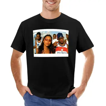Ashanti ve Ja'rule T-Shirt grafikli tişört t shirt erkek erkek t shirt rahat şık