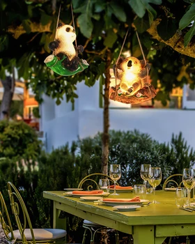 Avize su geçirmez villa bahçe lambası modern avlu lambası dış mekan teras atmosfer lambası bahçe peyzaj lambası