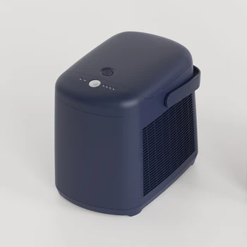 Açık Mini Küçük Taşınabilir Kompakt Otomatik buz yapım makinesi Güçlü Kompresör Soğutma Taşınabilir Ev Buz Küpü buz yapım makinesi Yapma