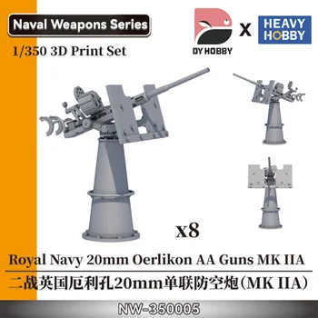 Ağır Hobi NW - 350005 1/350 Kraliyet Donanması 20mm Oerlikon AA Silahlar MK IIA