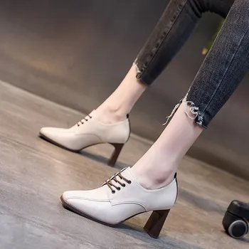BCEBYL Yeni Moda Sivri Kalın Topuk Çizmeler Sonbahar Ve Kış Rahat Yüksek topuklu Siyah Çizmeler Seksi kadın ayakkabısı
