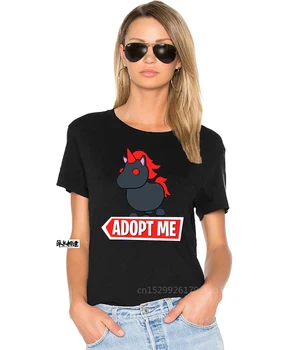 Beni evlat edin Kötü Unicorn Yeni Moda Tasarım Baskı Pamuklu T Shirt 6xl Büyük Boy Funneh Funneh Kek Oyun Oyun Bloxburg
