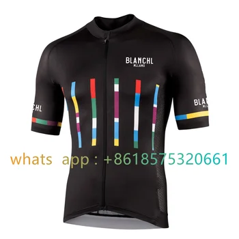 Blanchl 2023 bisiklet jersey yaz kısa kollu gömlek Bisiklet bisiklet kıyafetleri Giyim Ropa Ciclismo spor